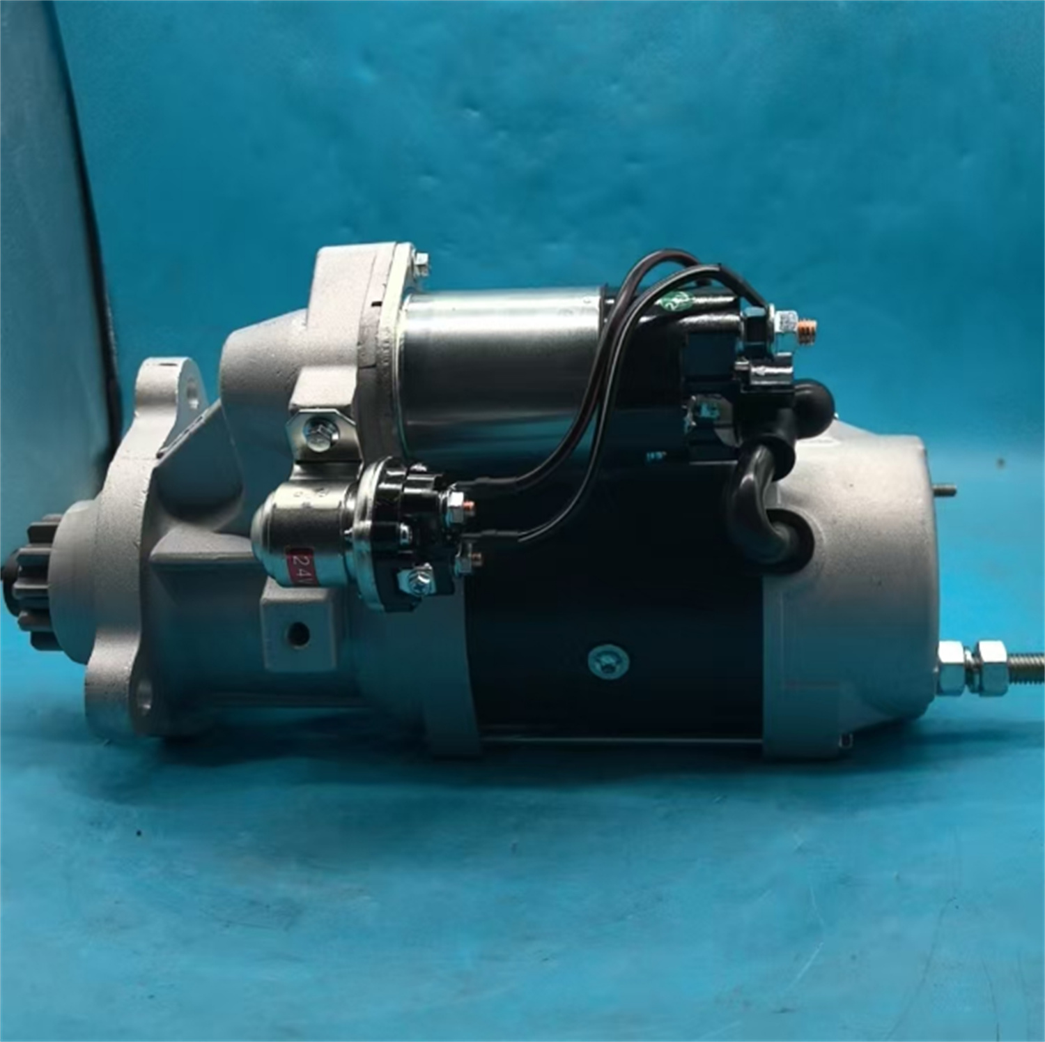 Doosan Excavator Starter 300516-00114B – 39MT 24V 7kW 11-Tooth Replacement