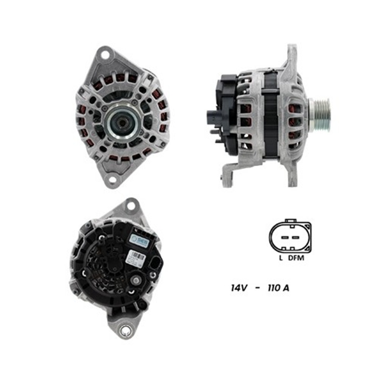 Alternator 50624500 F000BL0761 – Fits Hatz Diesel Engines 3H50T & 4H50TI Series