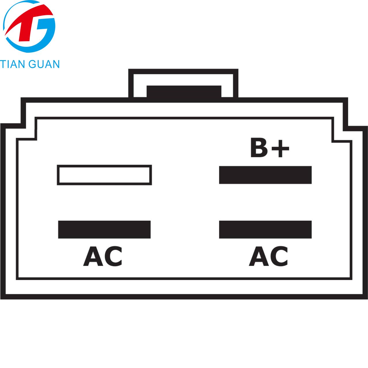 ATG13161 12V Voltage Regulator Rectifier for Massey Ferguson 205-4 RS5107